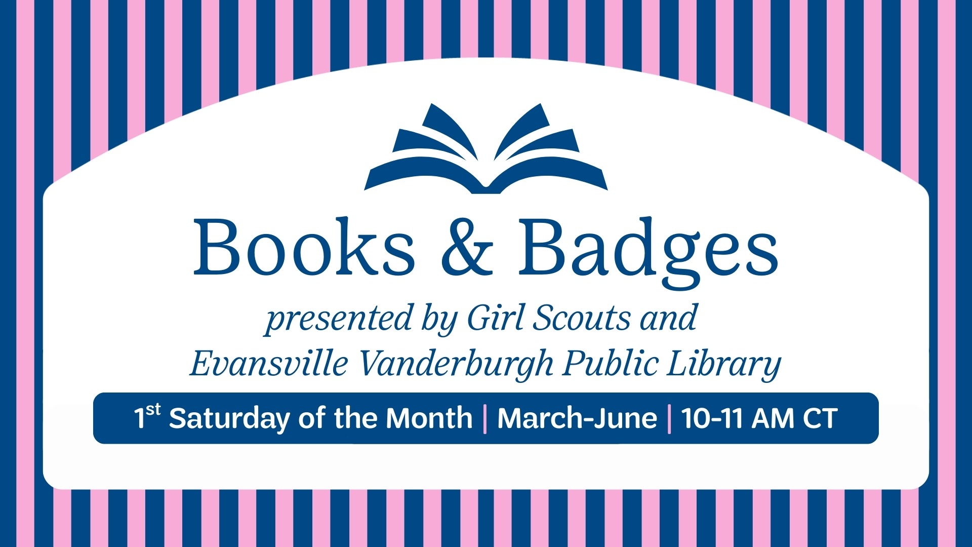 Books and Badges | April Meeting
